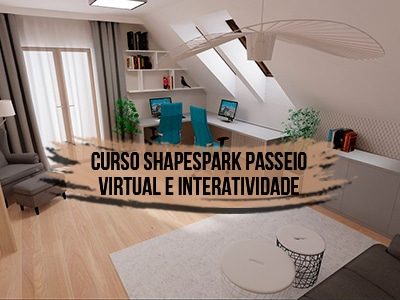 Curso Shapespark Passeio Virtual e Interatividade